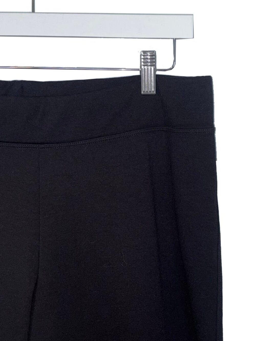 American Giant Black Ponte Slim High Rise Pants - Size 14